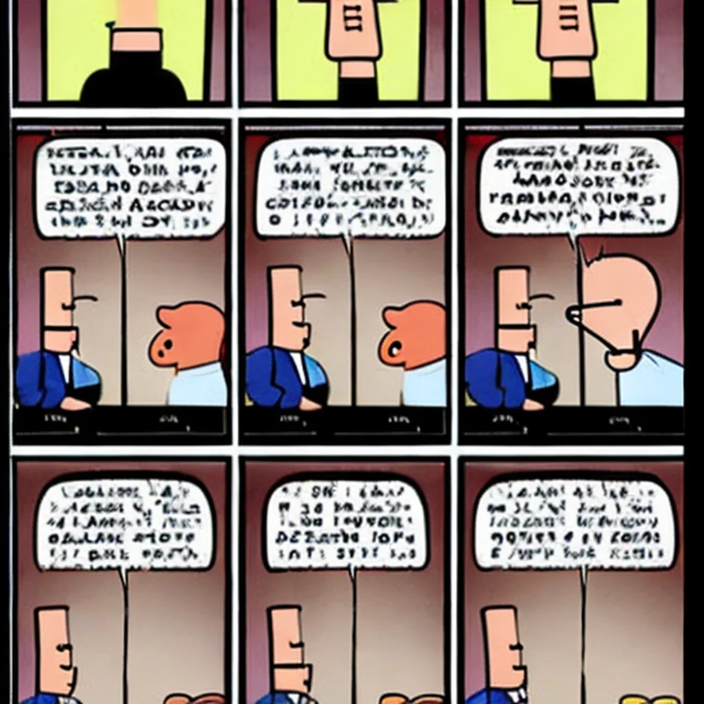 Artistic representation for Dilbert , Scott Adams loses distributor over racist comments