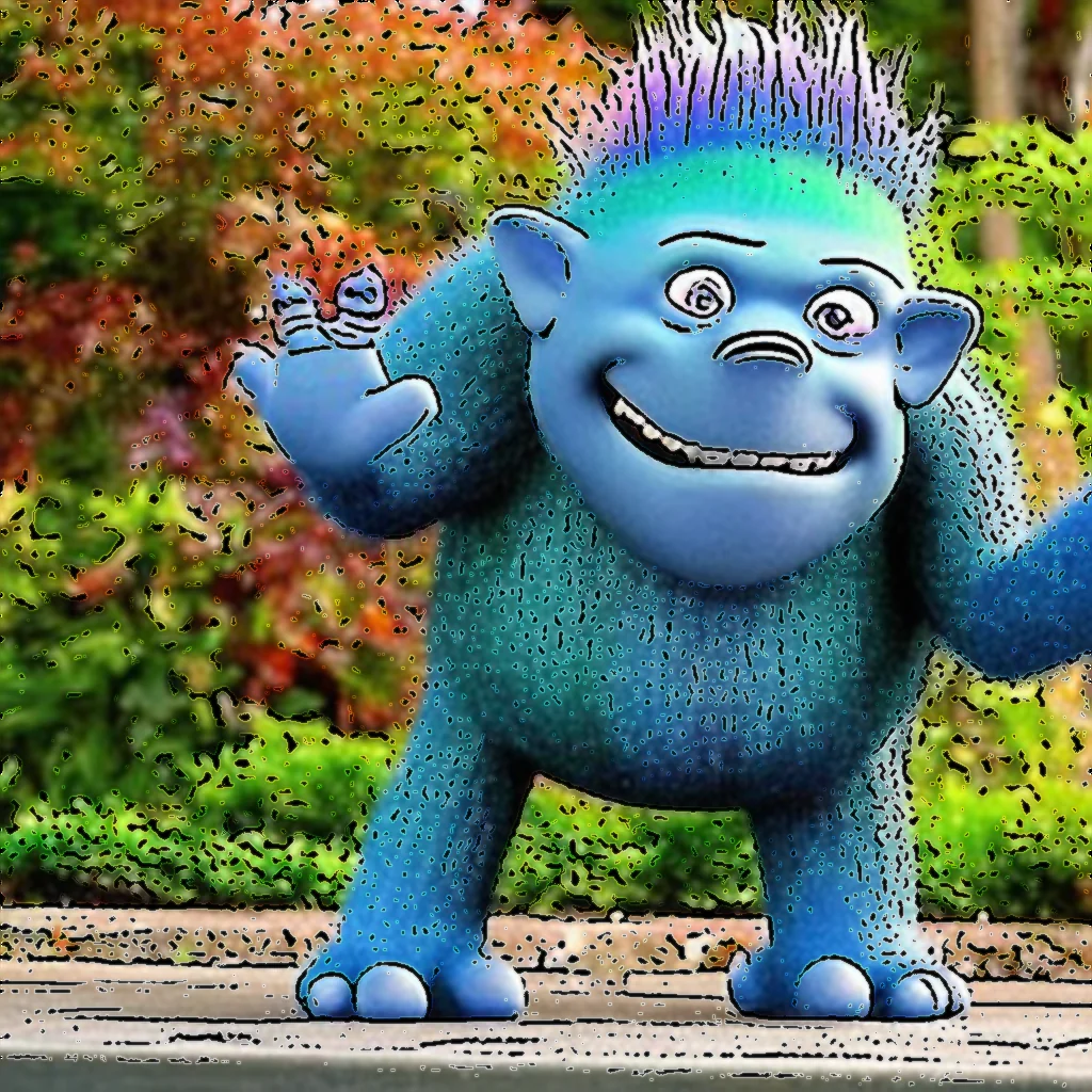 Artistic representation for Trolls are taking over this NJ county starting late September. Let me know if you need further clarification.