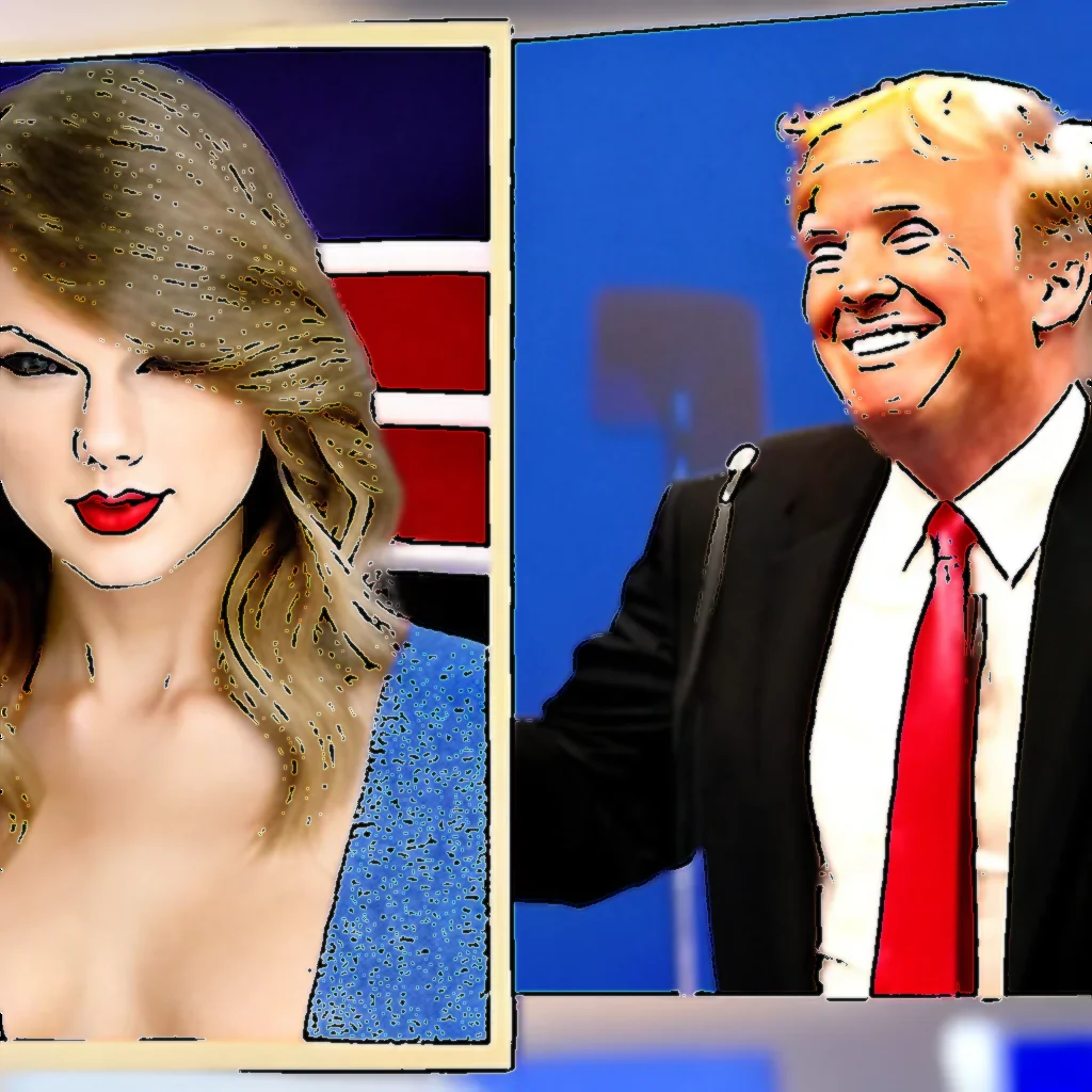 Artistic representation for I HATE TAYLOR SWIFT : Trump Is Big Mad That the Star Endorsed Harris