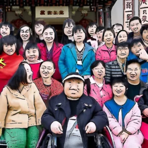 Artistic representation for Opinion | How Chinese with disabilities are inspiring a more inclusive country. This is a good title?