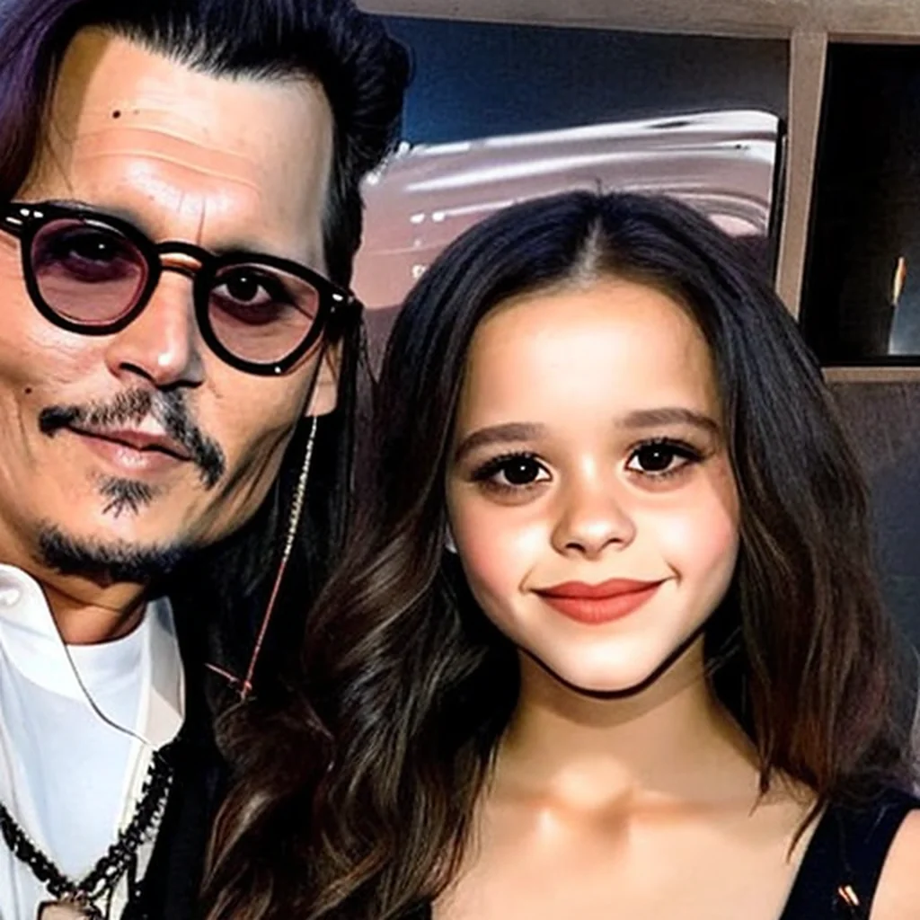 Artistic representation for Jenna Ortega slams rumours she dating Johnny Depp , calls speculation ridiculous.