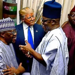 Artistic representation for Tinubu Spin Doctors Selling Bad Product In Competitive Market , Peter Obi Replies Presidency Over Trump Comparison This is a political satire article about the Nigerian Presidential Election. Let me know what you