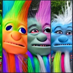 Artistic representation for Trolls are taking over this NJ county starting late September. **Here are some suggestions:** * **Trolls are coming to [