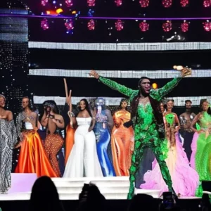 Artistic representation for Last laugh ? Burna Boy mocked over Miss Universe Nigeria scenes.