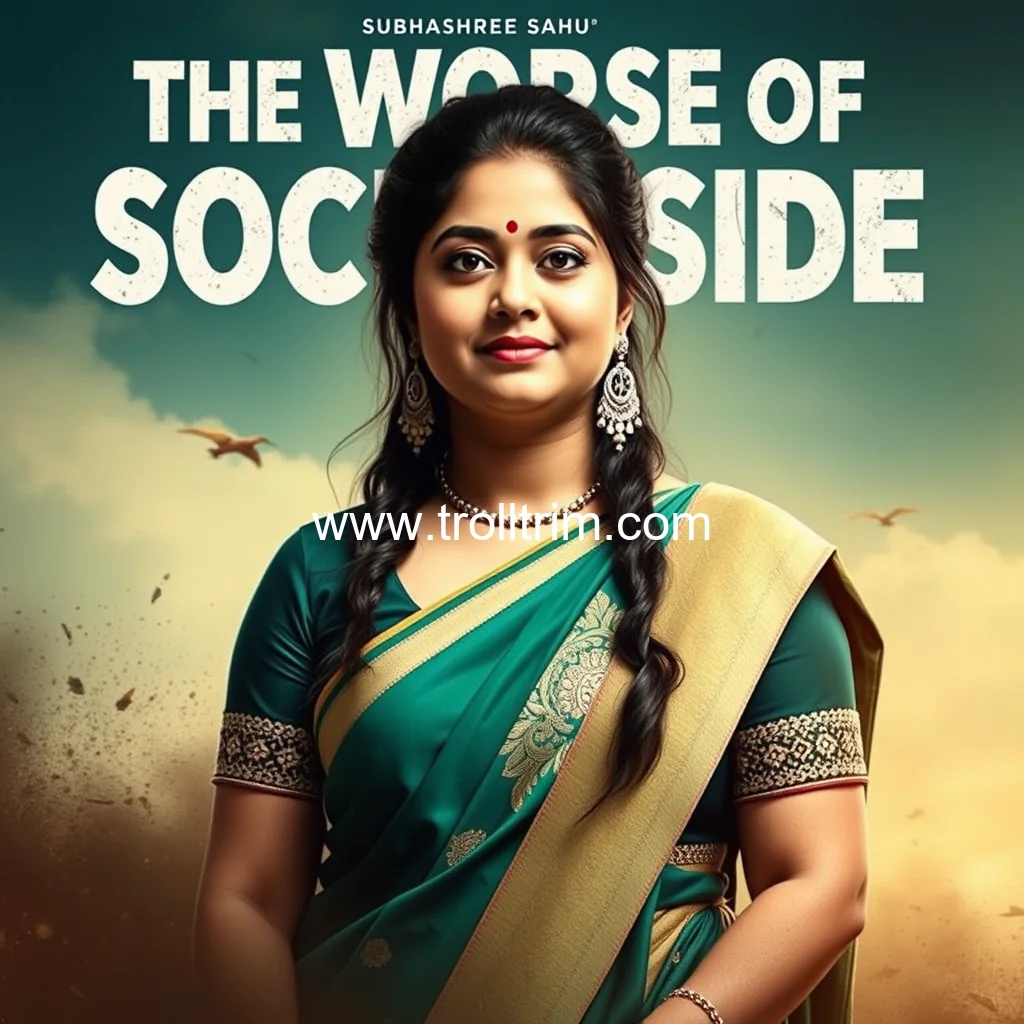 Artistic representation for Subhashree Sahu to star in web series The Worse of Social Side Bhojpuri Movie News