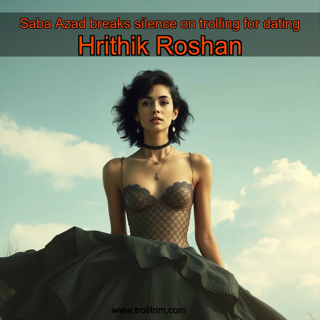Artistic representation for Saba Azad breaks silence on trolling for dating Hrithik Roshan