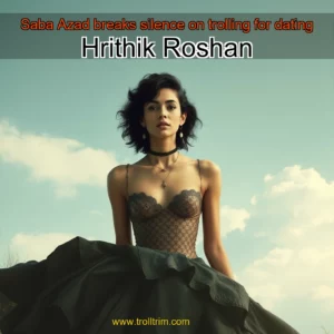 Artistic representation for Saba Azad breaks silence on trolling for dating Hrithik Roshan