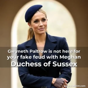 Artistic representation for Gwyneth Paltrow is not here for your fake feud with Meghan Duchess of Sussex