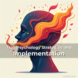 Artistic representation for Troll Psychology Strategies and Implementation